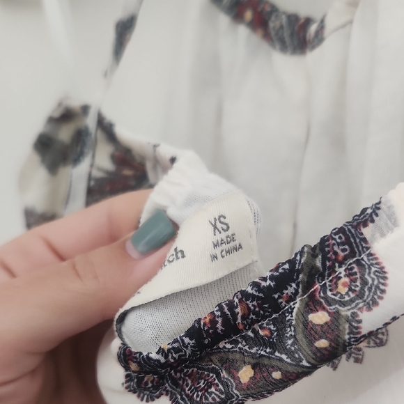 Abercrombie & Fitch Black and Purple Floral Maxi Dress - Picture 4 of 4